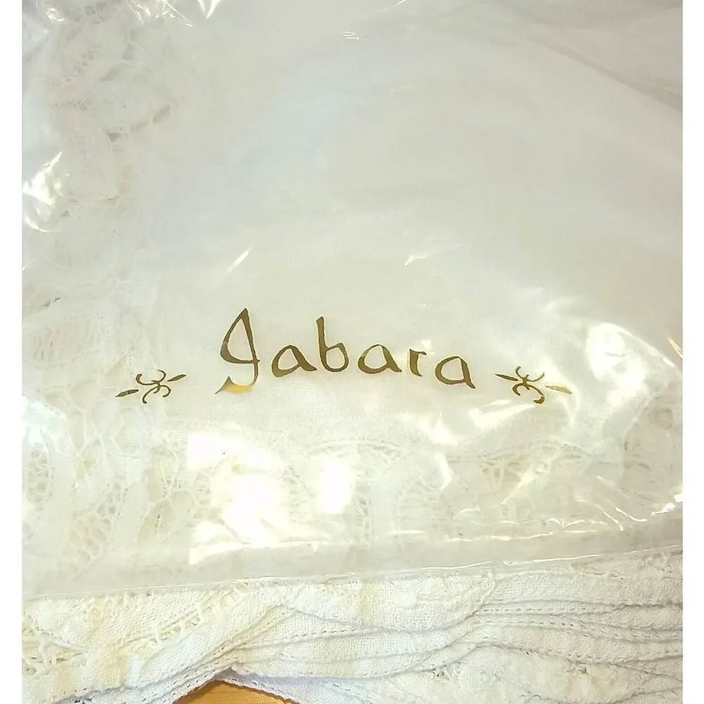 Vintage B M Jabara  Linen Cotton Battenberg Lace Placemat Napkin Set 8 Each